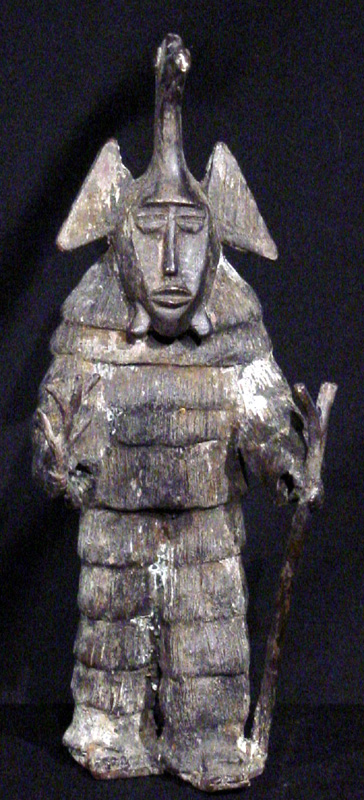bronze figure, Burkina Faso